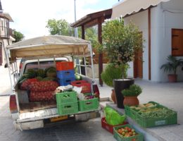 ירקן מקומי בכפר בקפריסין